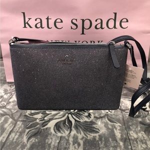 Kate spade ♠️ glitter crossbody handbag dusk navy sparkle purse